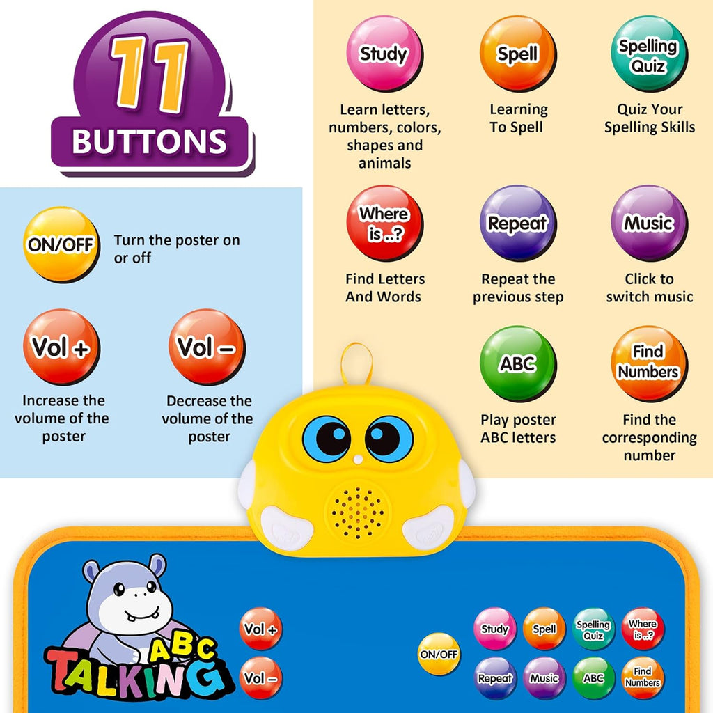 Interactive Alphabet Educational Wall Electronic Chart