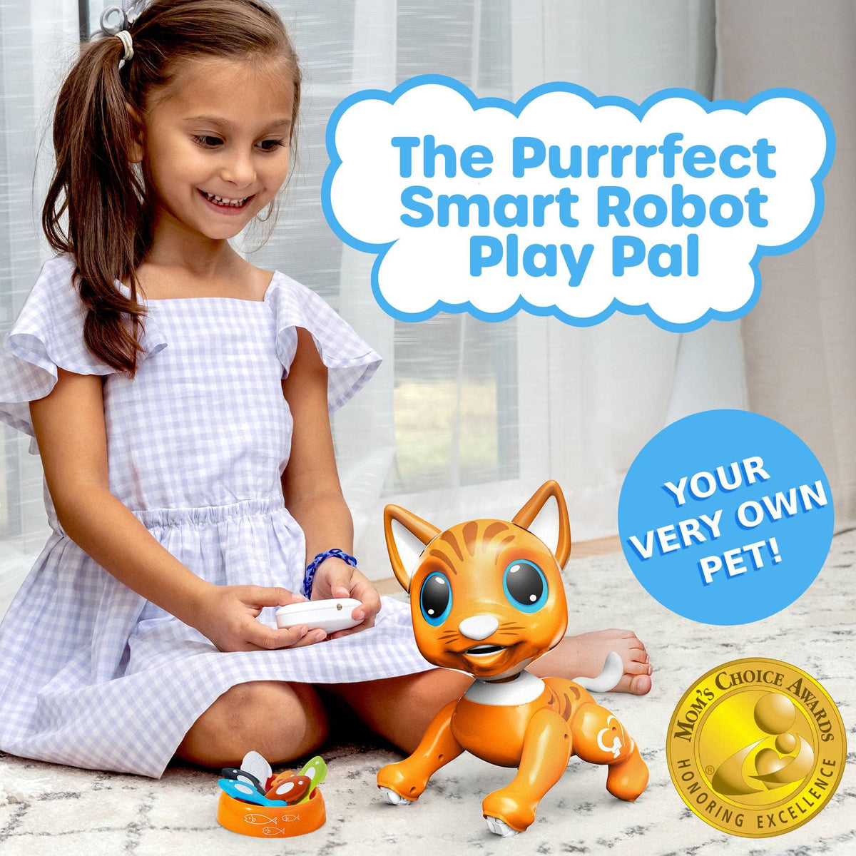 Interactive Robo Cat: Smart, Fun, Educational Remote Control Toy