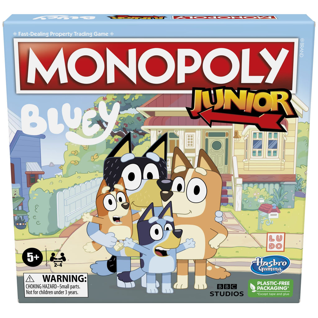 Bluey Monopoly Junior Board Game - Special Edition