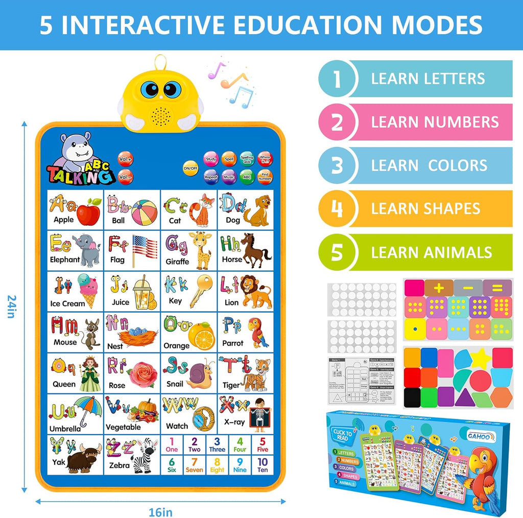 Interactive Alphabet Educational Wall Electronic Chart