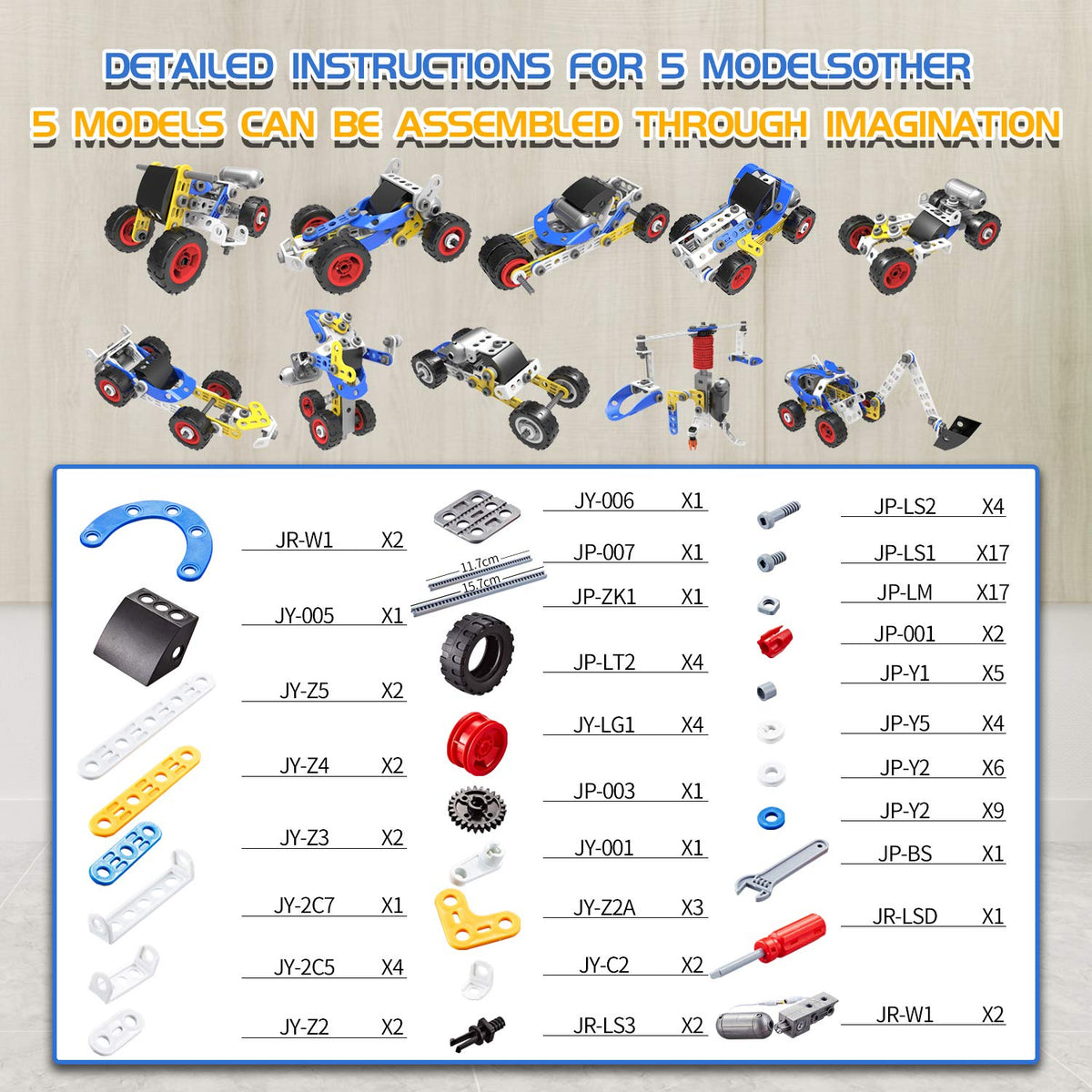 5 in 1 Electric Construction Toys