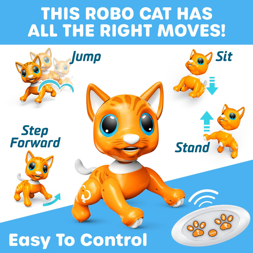 Interactive Robo Cat: Smart, Fun, Educational Remote Control Toy
