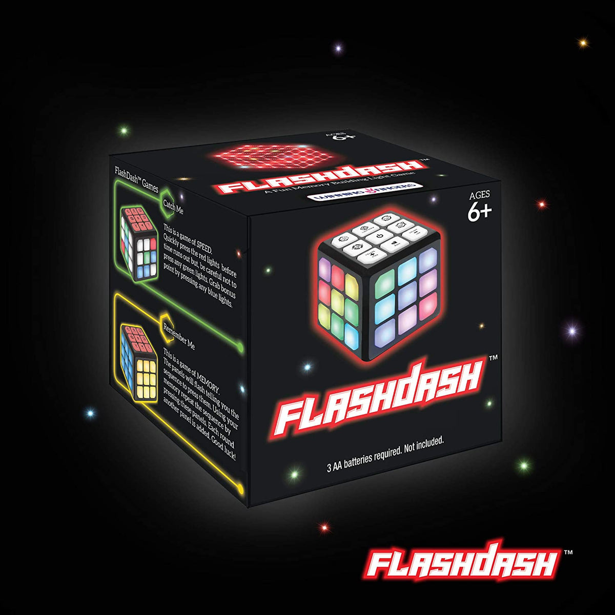 Flashing Cube Electronic Memory & Brain Game