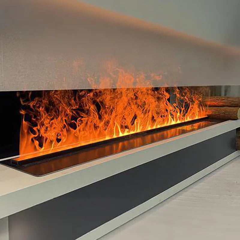 Local Stock USA EU 3D Water Vapor Fireplace with UV Electric Fireplace TV Stand Inserts Living Room Decorative, Fast Delivery