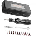 VEVOR Torque Screwdriver, 1/4 Drive Screwdriver Torque Wrench, Electrician Torque Screwdriver with Scale, 10-70 In/Lbs Torque Range, 1 In-Lbs Torque Increment Torque Screwdriver with Bits & Case