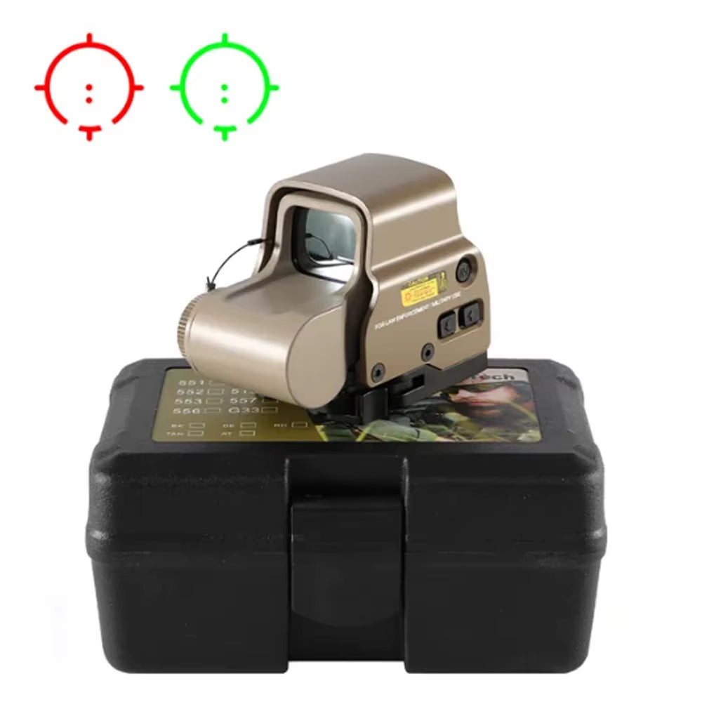 558 Red Dot Sight Holographic Sight Red Green Dot Reflex Sight with Picatinny 20Mm Quick Release Mount