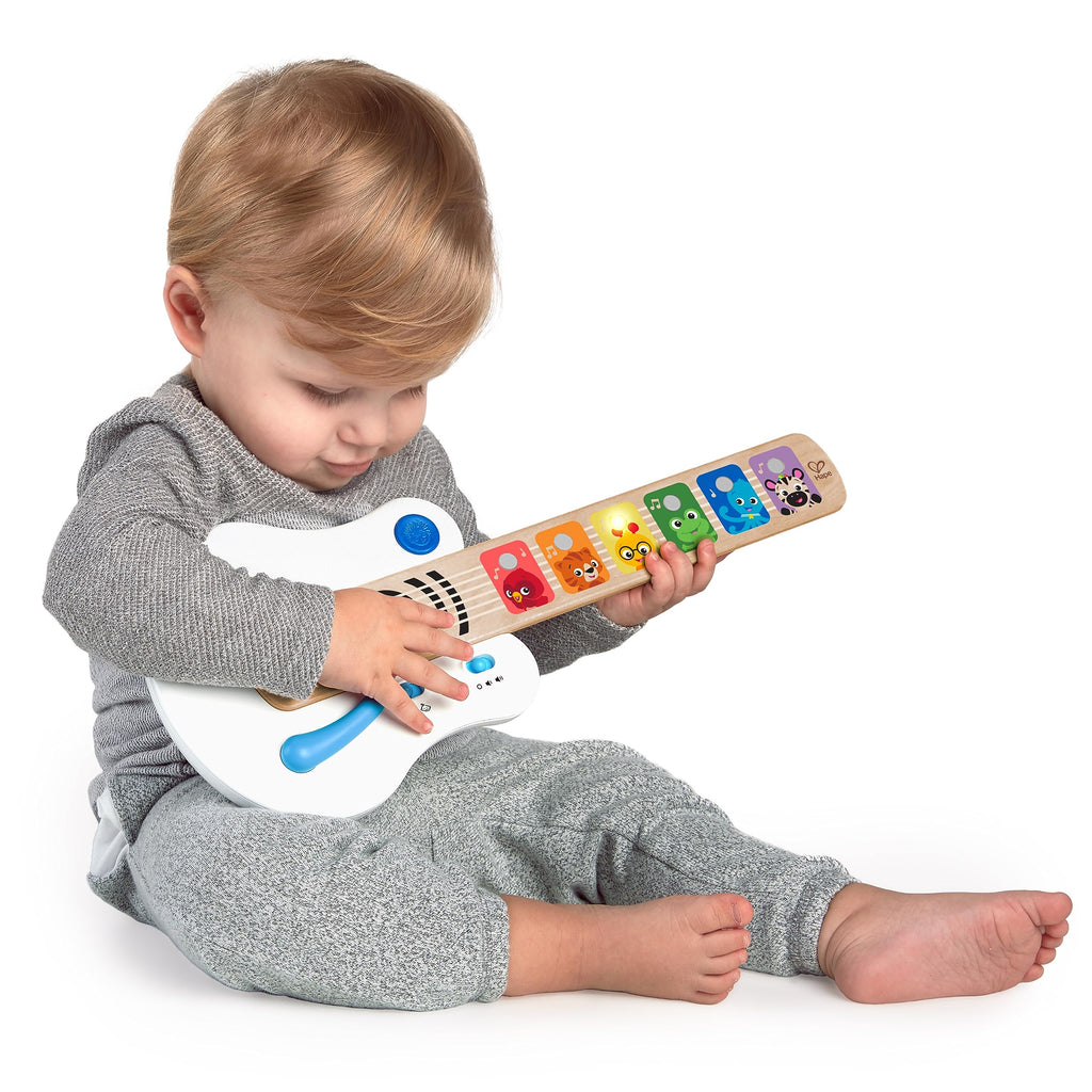 Light Up Strum Along Magic Touch Wooden Guitar