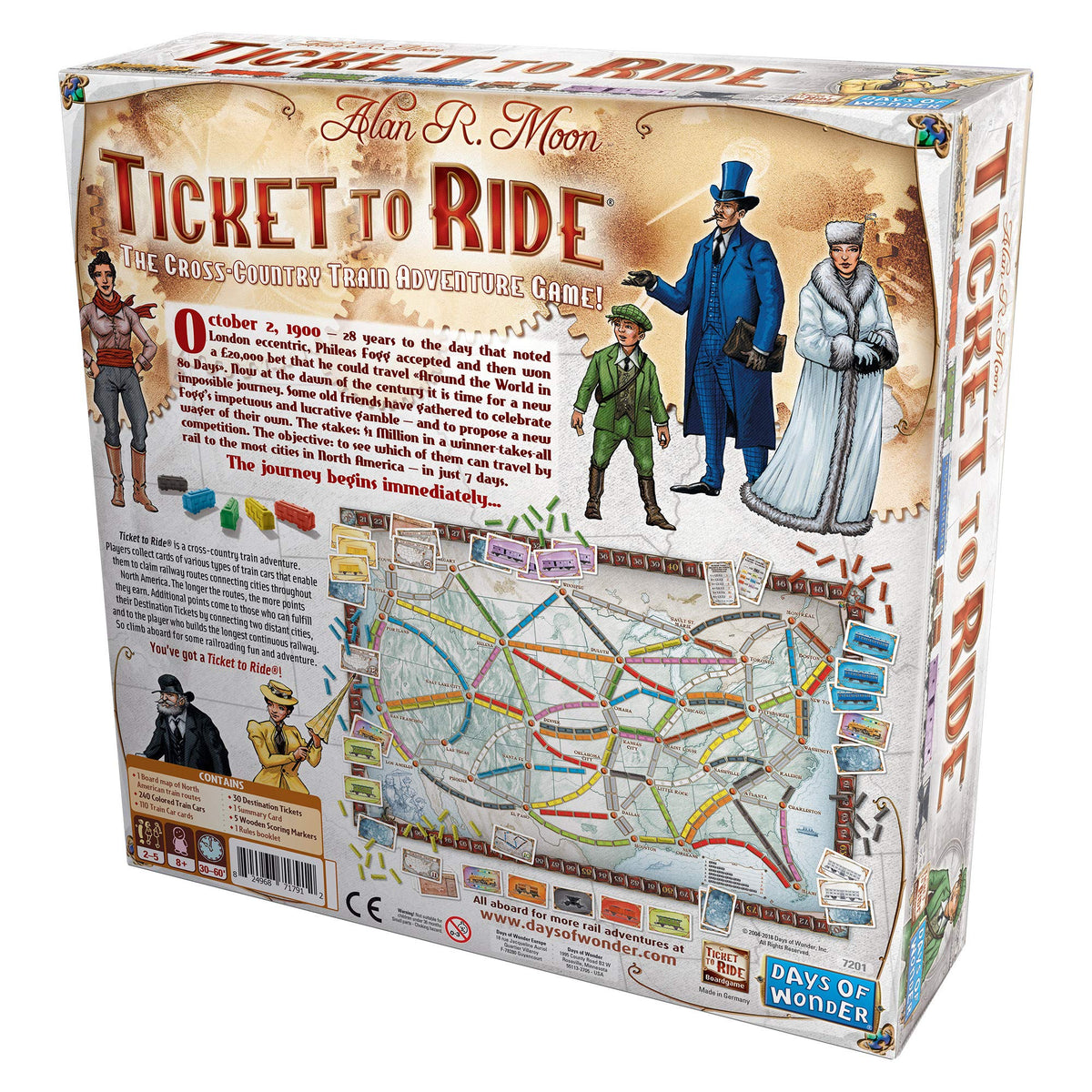 Wonderland Train Adventure - Family board game