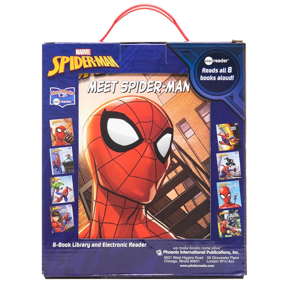 The Adventure of Spider-Man E-reader and Library