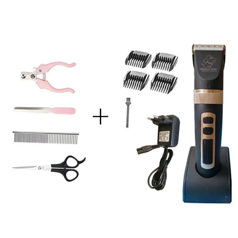 Baorun P9 Professional Rechargeable Pet Dog Animal Hair Cutter Trimmer Professional Cat Grooming Clipper Low Noise Cat Machine
