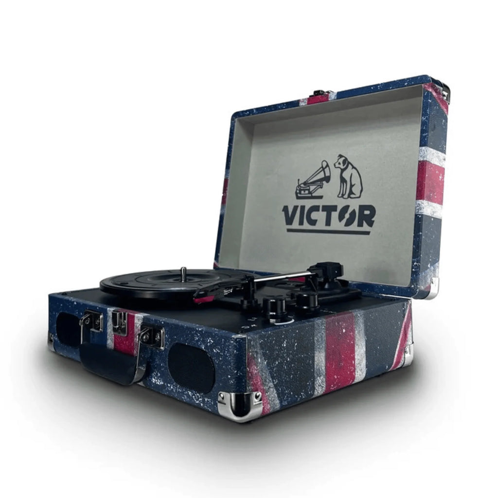Victor Metro plus Portable Dual Bluetooth Suitcase Turntable