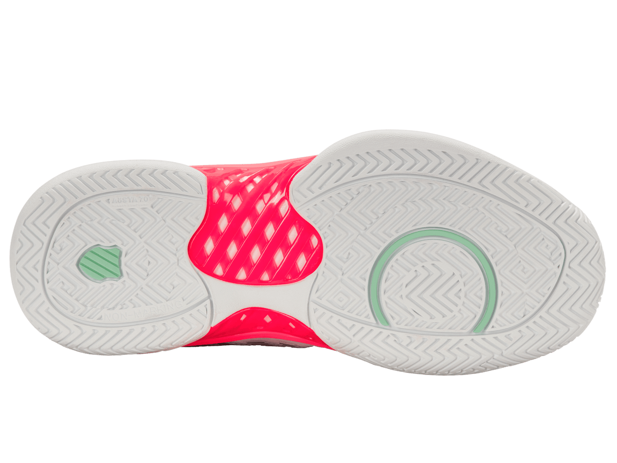 96613-173-M | HYPERCOURT EXPRESS 2 | WHITE/NEON PASTEL PINK/BLACK