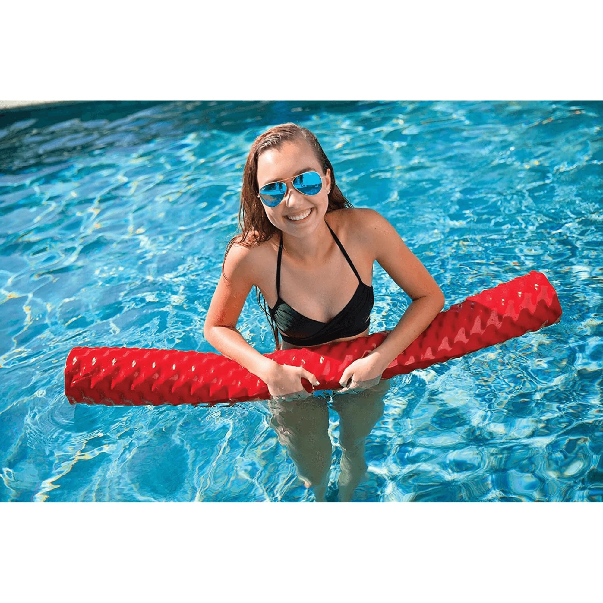 WOW Watersports Pool Noodle Made from First Class Super Soft Foam Red