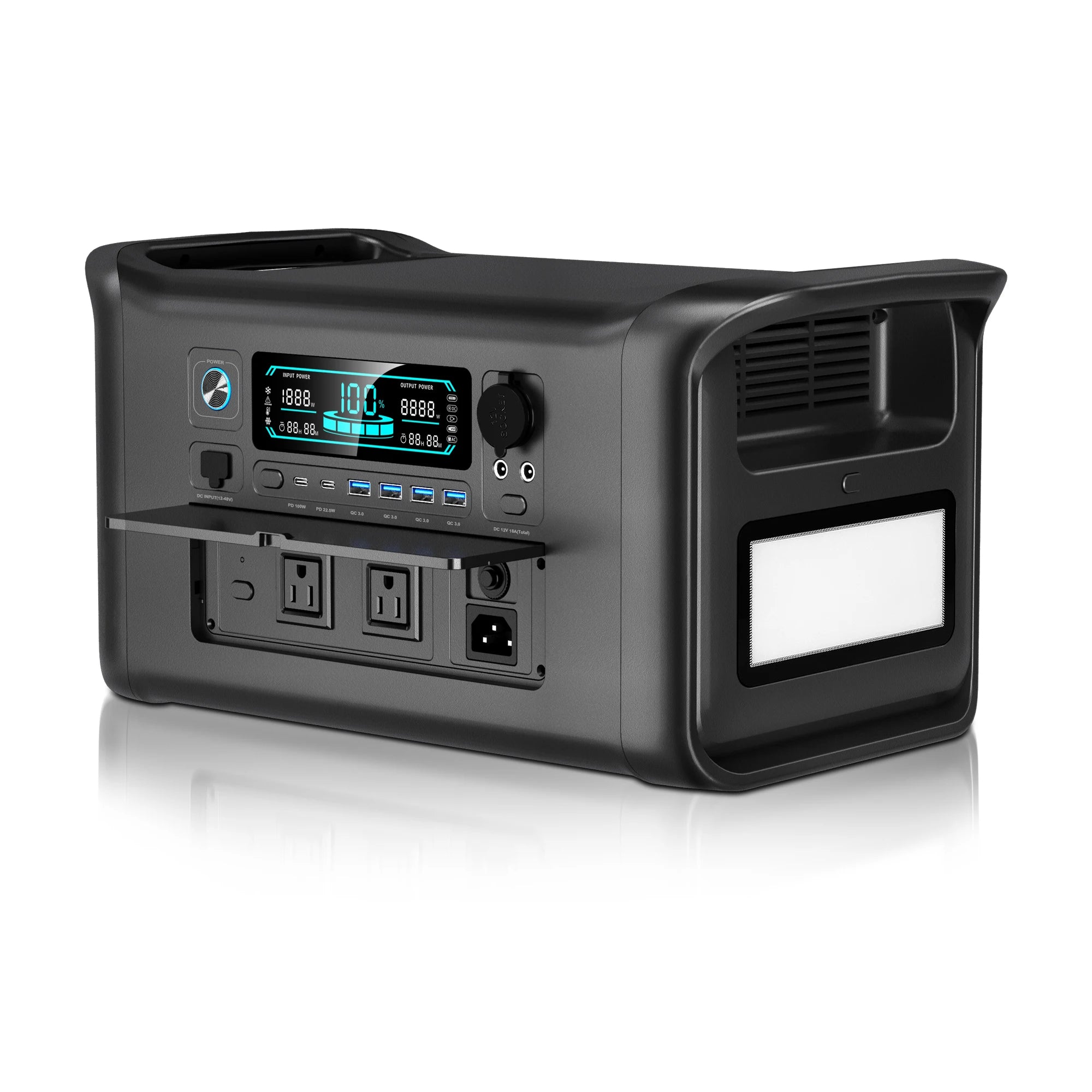 Power Stations for Camping Equipment Powerbank 300W 1000W 2000W Portable Power Station Lifepo4 Battery Solar Generator