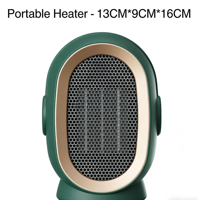 Mini Electric Fan Heater,800 Watts, Suitable for Offices and Homes