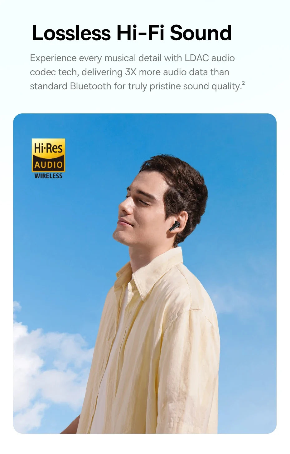 Baseus Bass BP1 Pro -50Db Noise Cancelling Wireless Earbuds Bluetooth 6.0 LDAC Hi-Res Sound 6-Mic AI Clear Calls IP55 Earphones