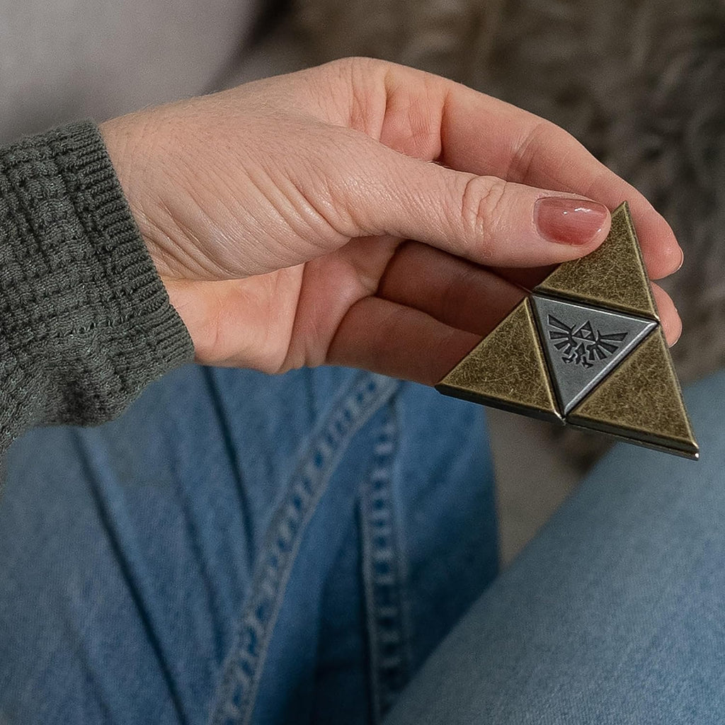 Bepuzzled, Legend of Zelda Triforce Hanayama Cast Brain Teaser Mensa Rated Level 5, for Ages 12 and Up