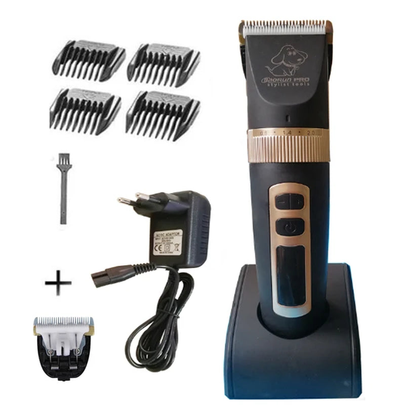 Baorun P9 Professional Rechargeable Pet Dog Animal Hair Cutter Trimmer Professional Cat Grooming Clipper Low Noise Cat Machine