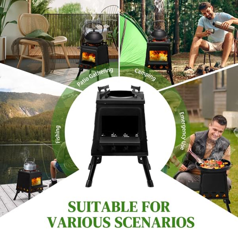 36X36X46.5Cm Wood Camping Stove