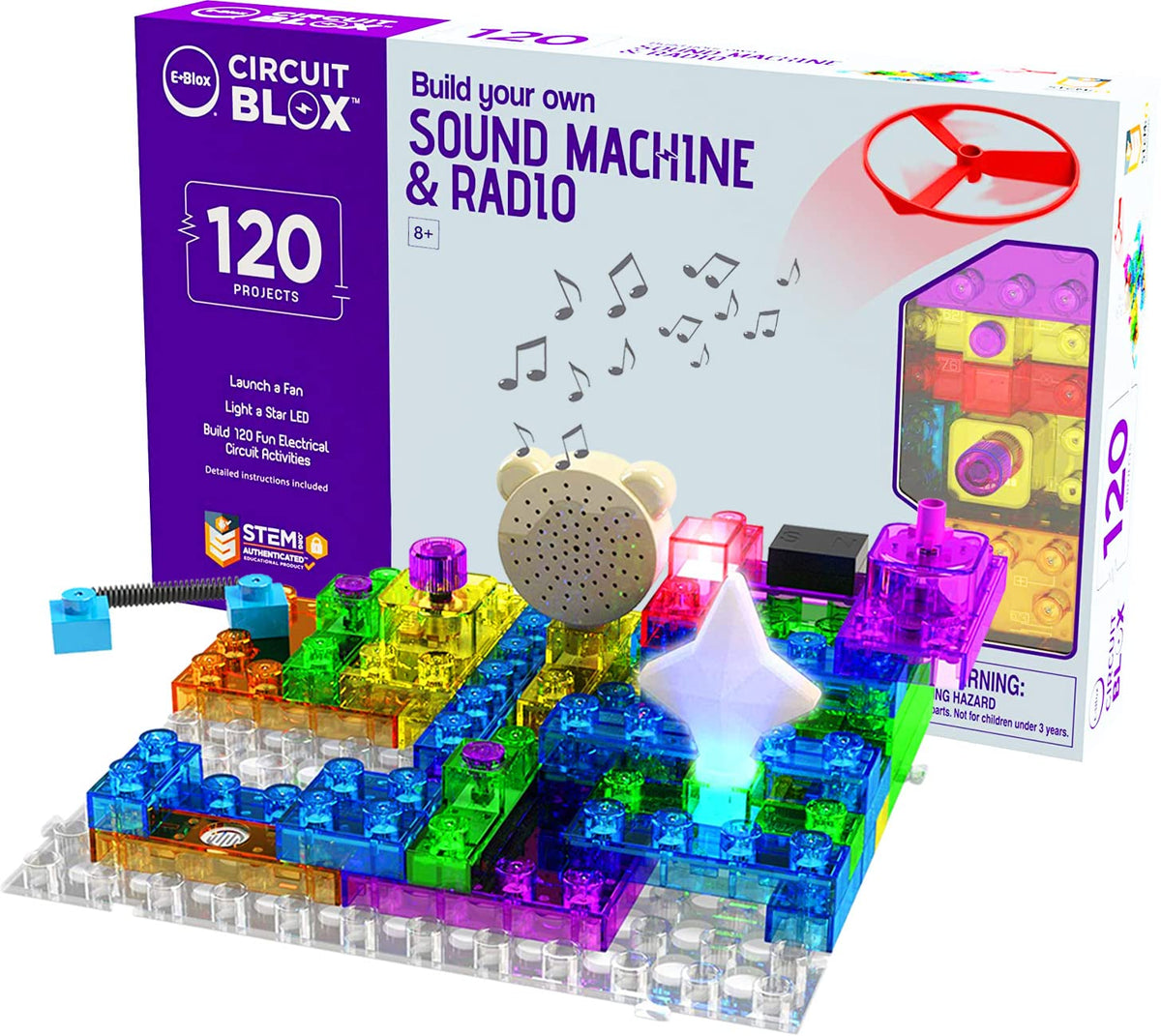 Electronic Circuit Building Kit for Kids 100+ STEM Projects