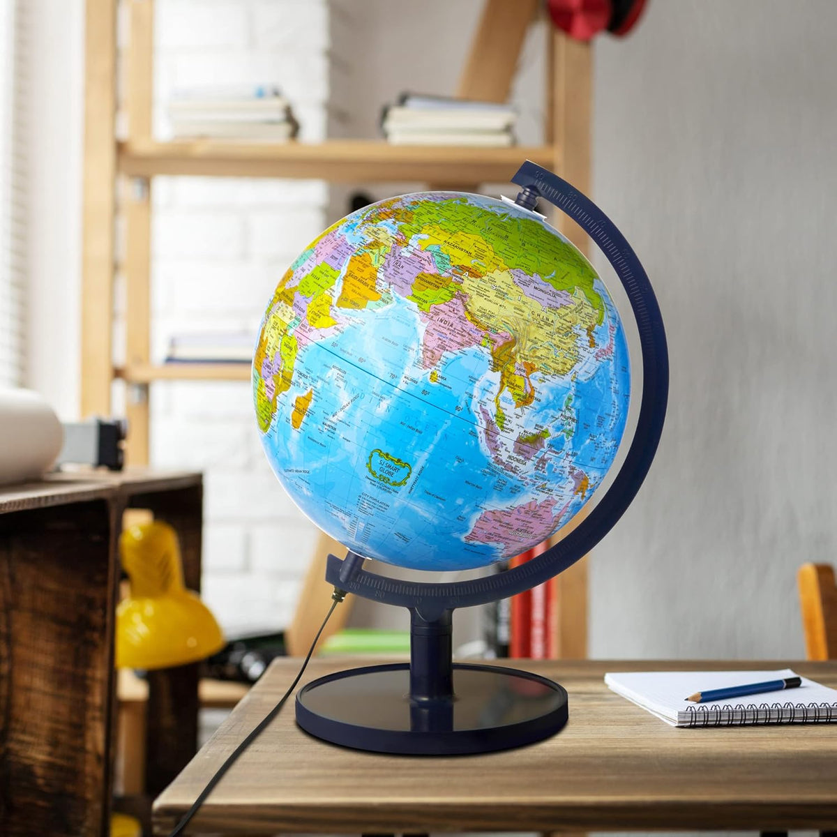 Discover the World Interactive STEM Globe: Smart Interactive World Globe with LED Constellations & Learning App