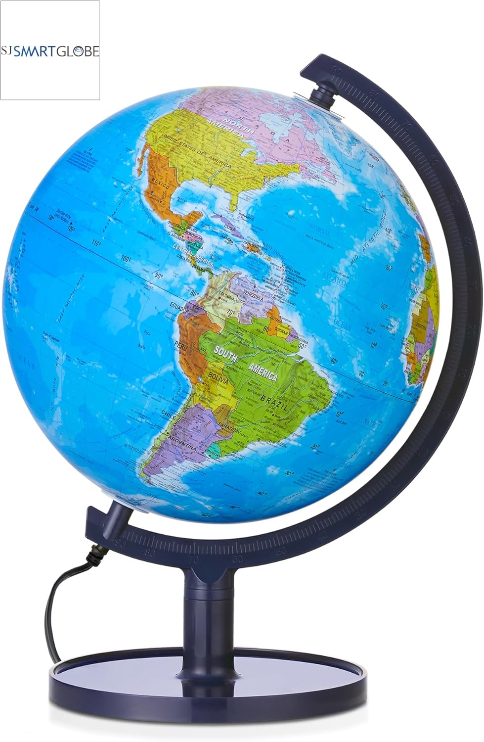 Discover the World Interactive STEM Globe: Smart Interactive World Globe with LED Constellations & Learning App
