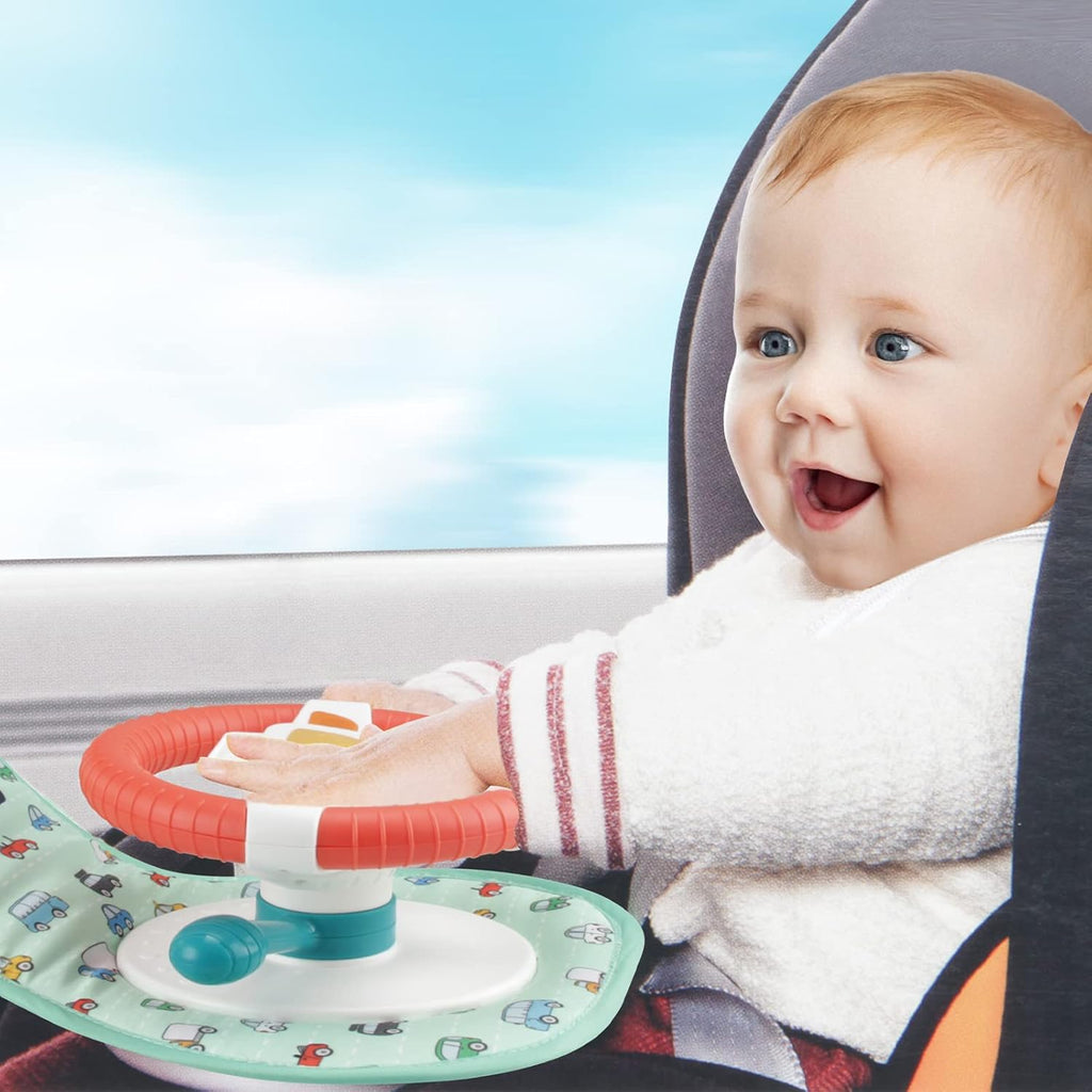 Little Driver Baby Car Seat Toy with Music & Mirror 6–12 Months