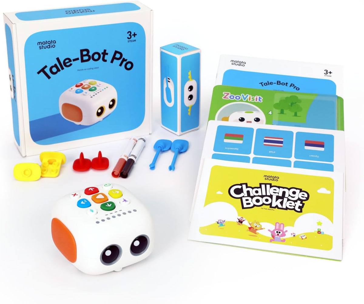My First Coding Adventure Robot, Screen Free STEM Coding Toy for Kids Ages 3+