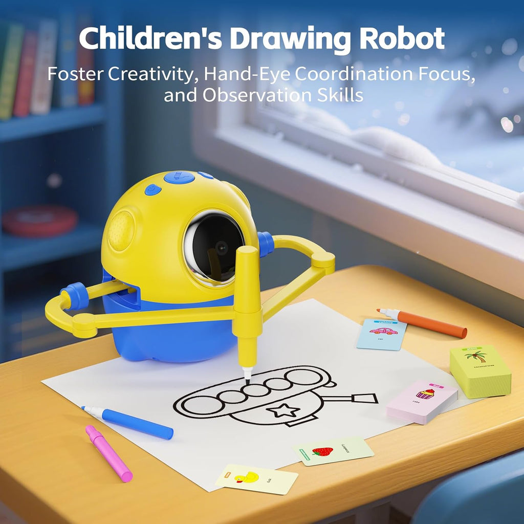 My First Drawing Minion Robot with 150 Creative Drawing Cards