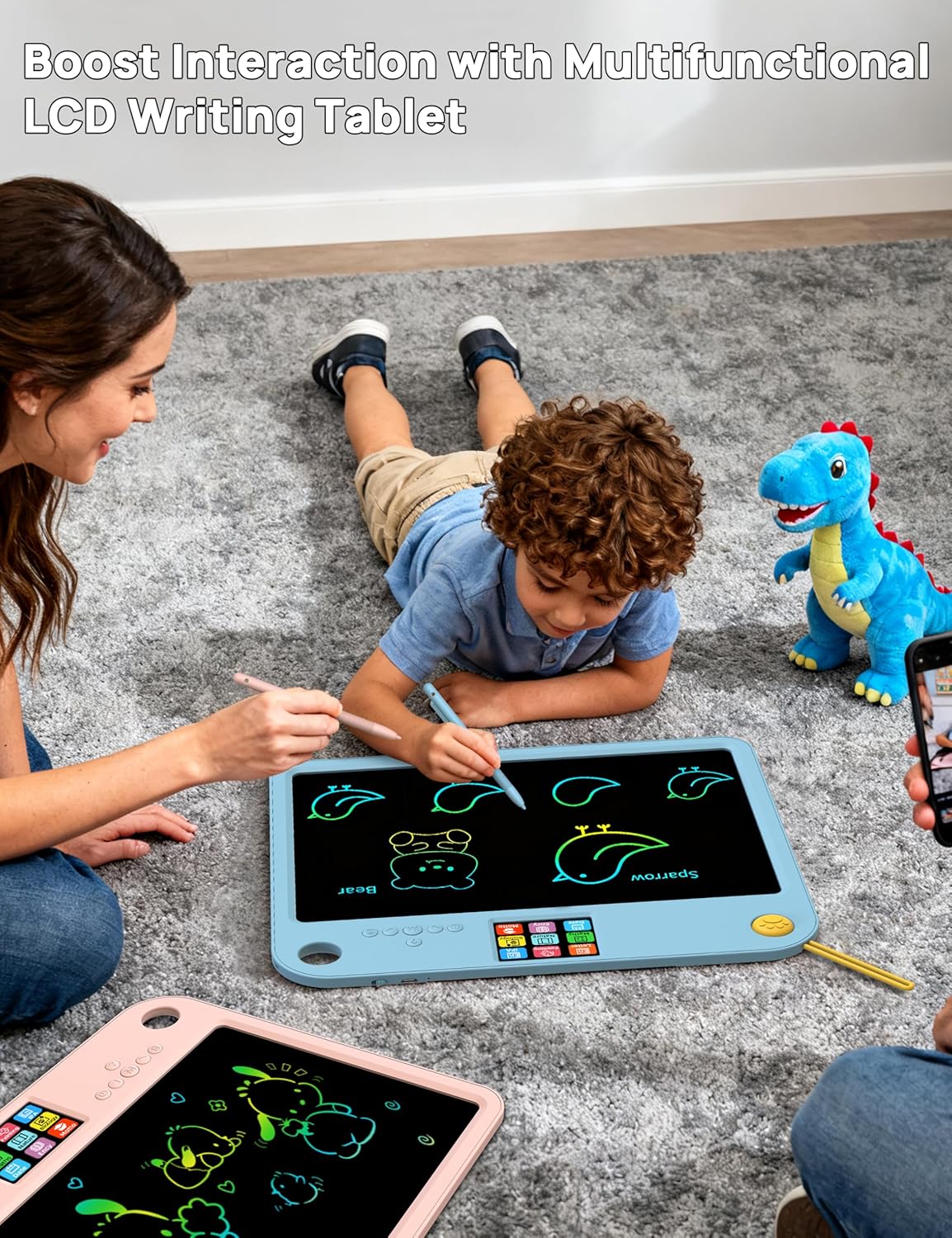 Kids LCD Writing Tablet for Learning Drawing and Creative Screen Free Play