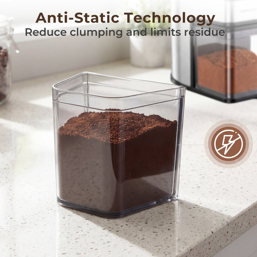 Conical Burr Coffee Grinder with 60 Precise Grinding Settings and Digital Display