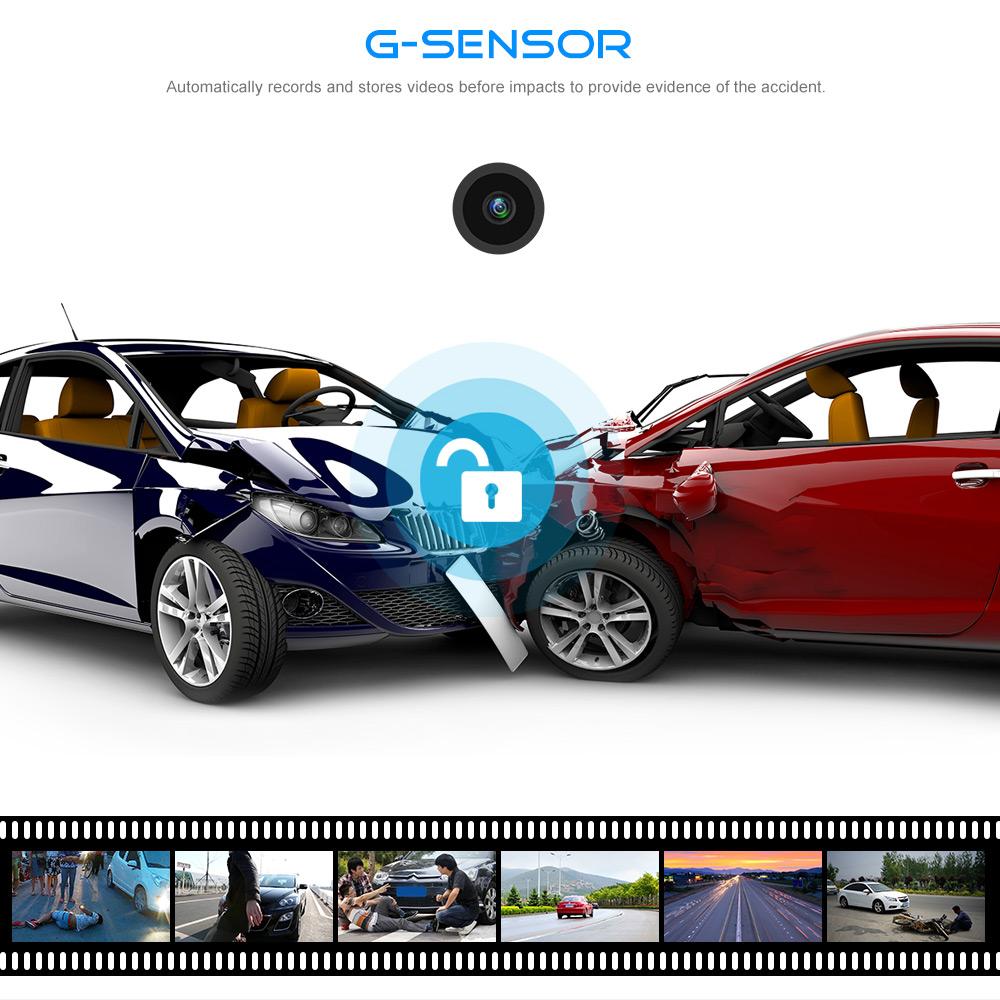 1080P Dash Cam with G-Sensor & Loop Recording – Smart Safety Gift for Drivers
