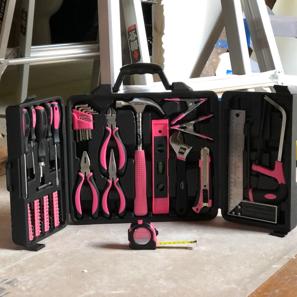 71 Piece Household Tool Kit Pink - DT0204P