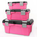3 Piece Tool Box - Pink - DT5005P