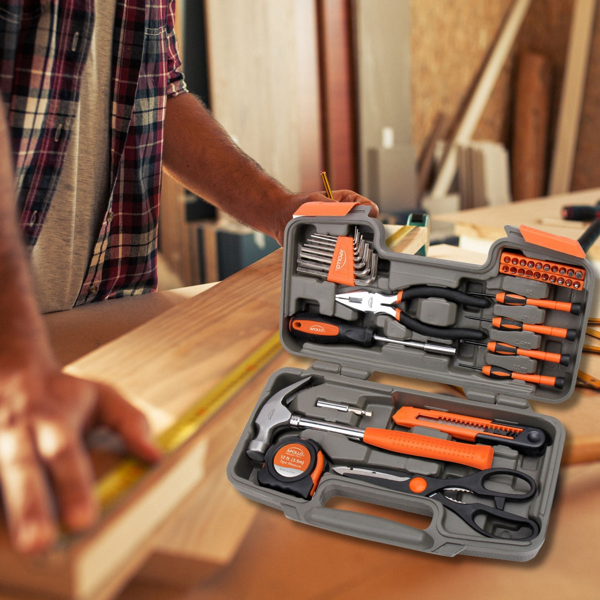39 Piece General Tool Kit - DT9706OR
