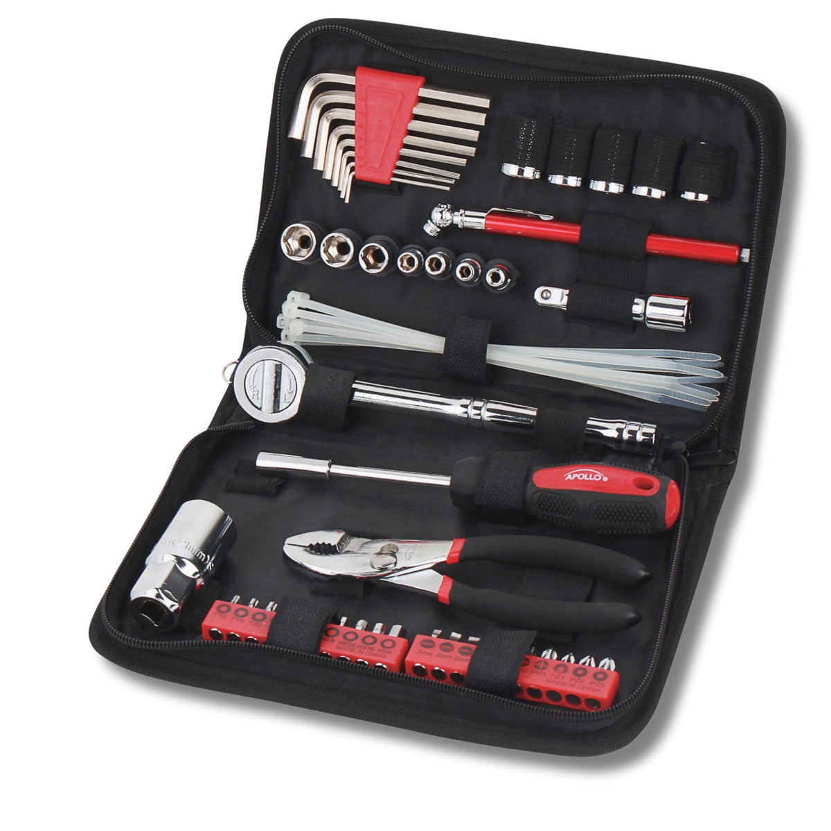 56 Piece Metric Auto Tool Set In Zipper Case - DT9775