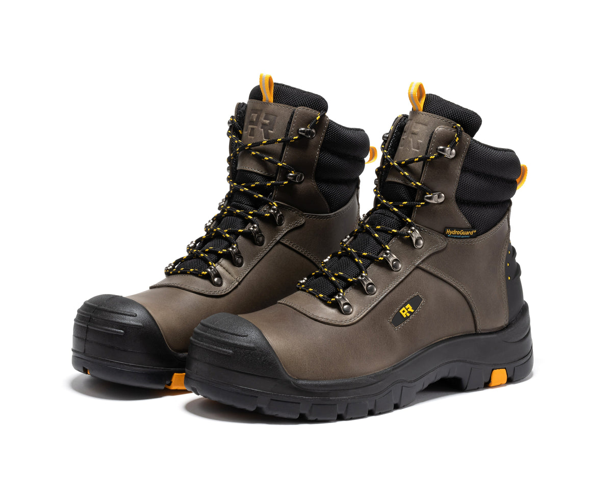 ROCKROOSTER Woodland Rust 6 inch Waterproof Composite Toe Leather Work Boots AK665
