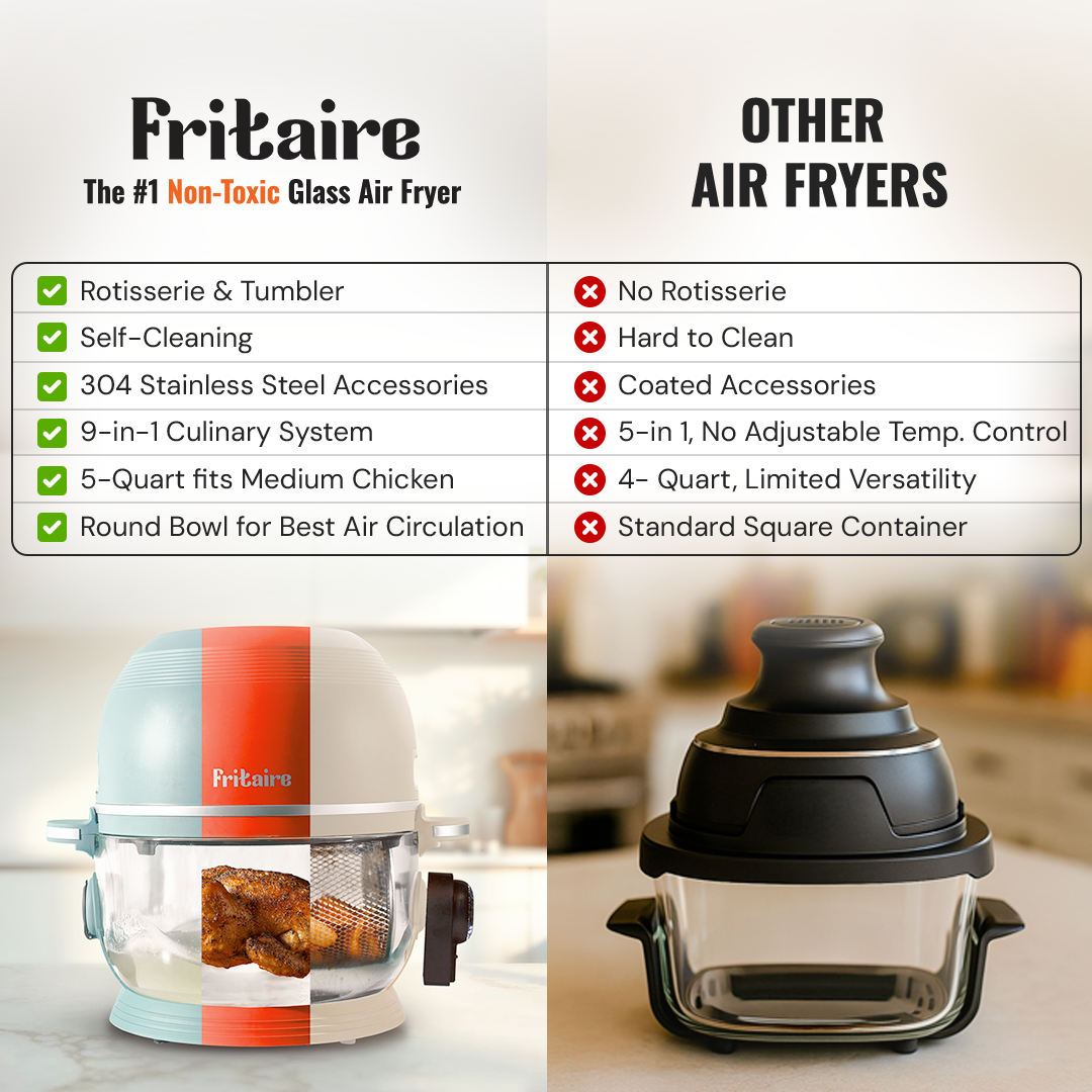 Self-Cleaning Air Fryer™ & Non-Toxic Air Fryer™ - Mauve Rose