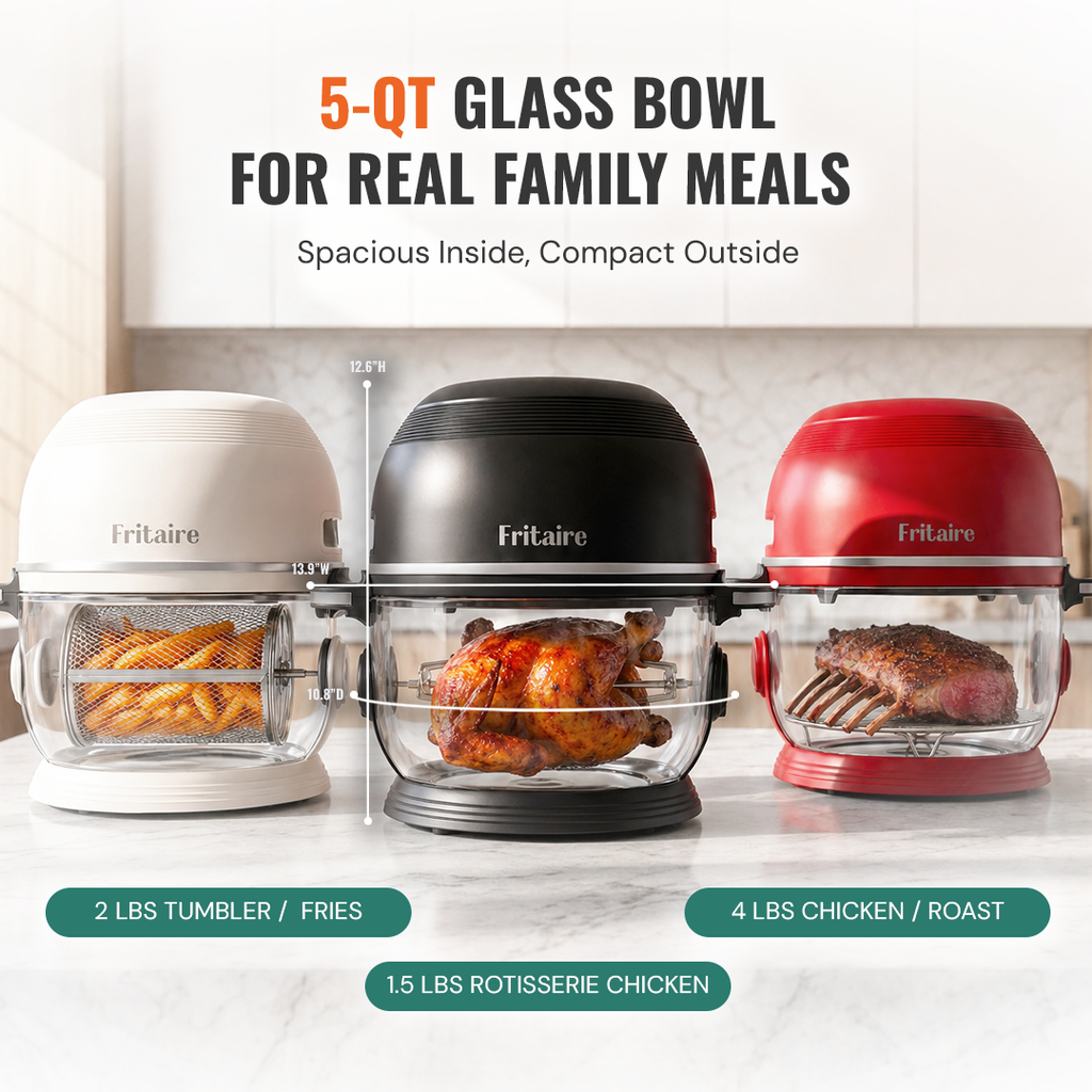 Self-Cleaning Air Fryer™ & Non-Toxic Air Fryer™ - Cherry