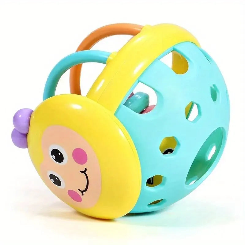 Baby Catch Ball Rattle – Bendy Sensory Toy for Infants
