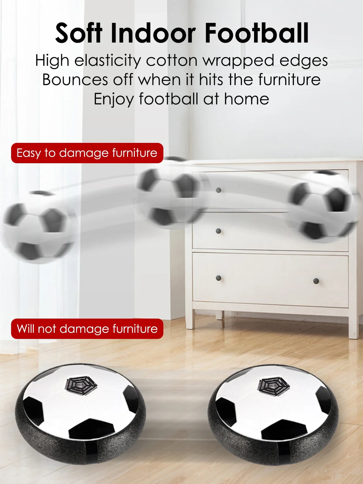 Floating Football Children's Interactive Football Electric Indoor Parent-child Interactive Sports Toys Creative Sports Toys
