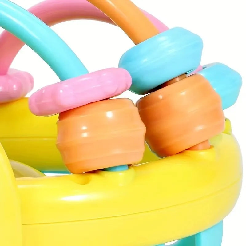 Baby Catch Ball Rattle – Bendy Sensory Toy for Infants