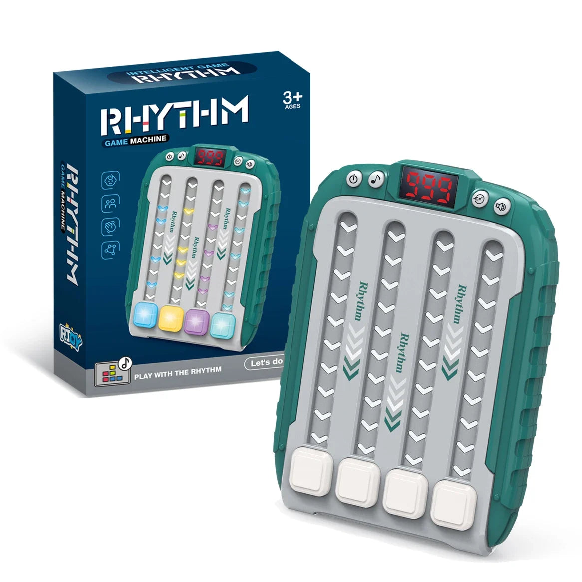 Decompress game consoles Defusing music exercise reflexes Press music children puzzle music pass brain thinking training toys