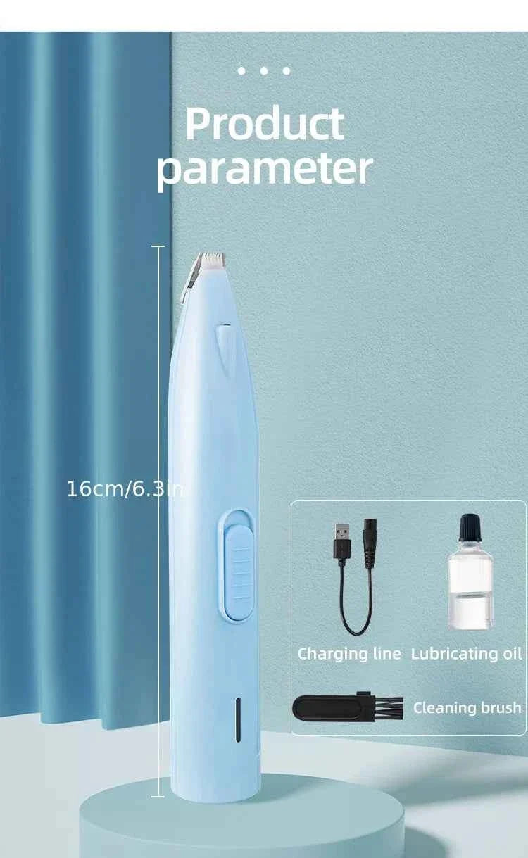Quiet Electric Dog Paw Trimmer – Paw Hair Grooming Clipper
