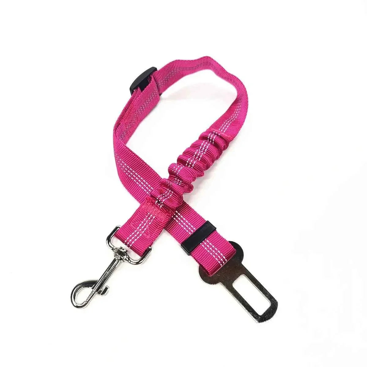 Pet Car Seat Belt Harness – Adjustable Safety Clip for Dogs & Cats