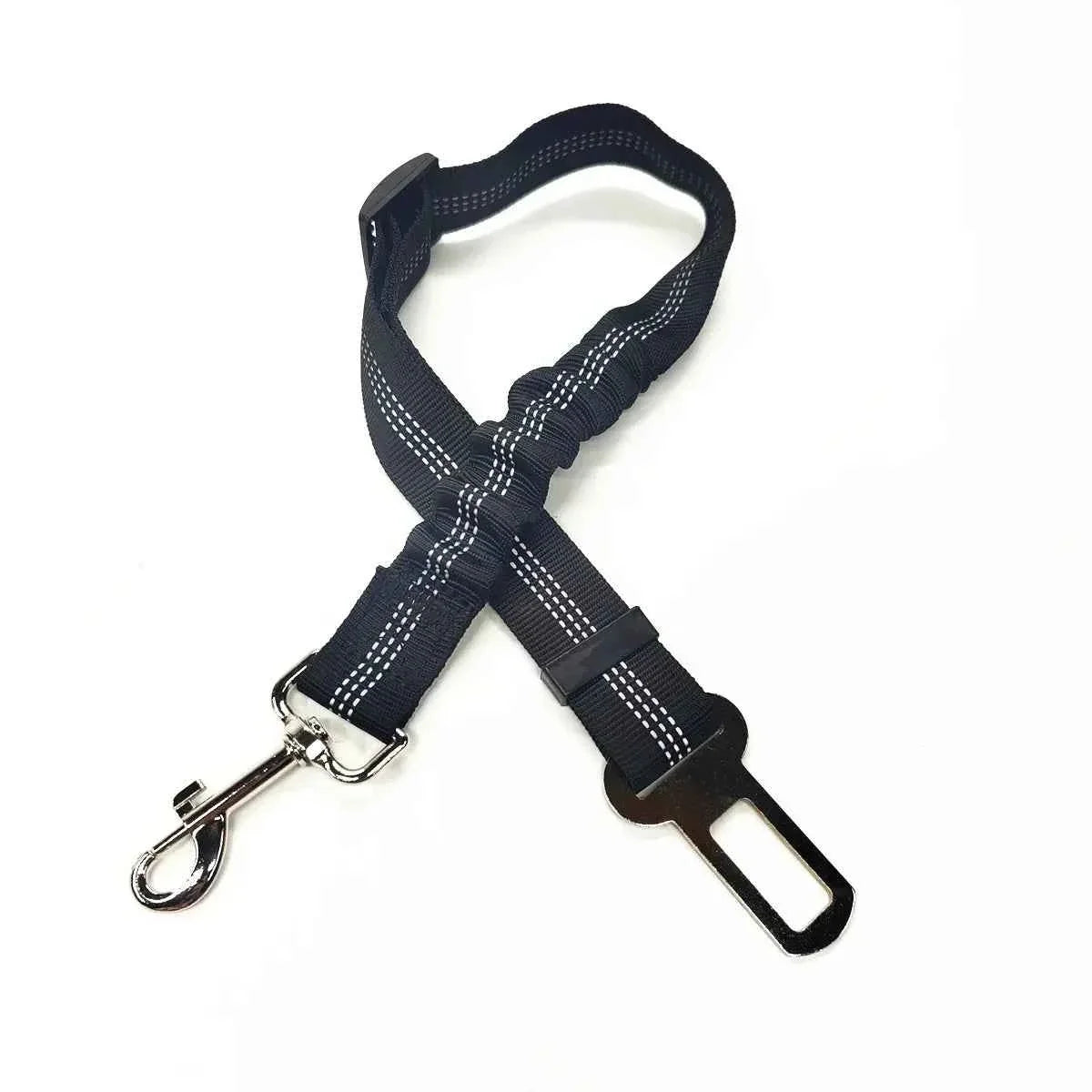 Pet Car Seat Belt Harness – Adjustable Safety Clip for Dogs & Cats