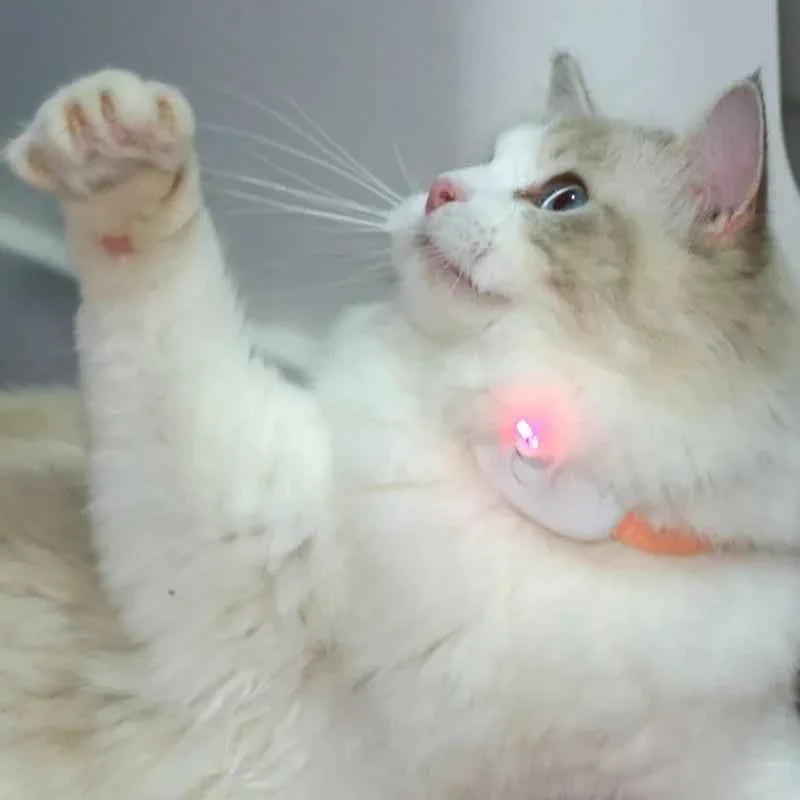 Smart Laser Cat Teaser Collar – Rechargeable Infrared Interactive Toy
