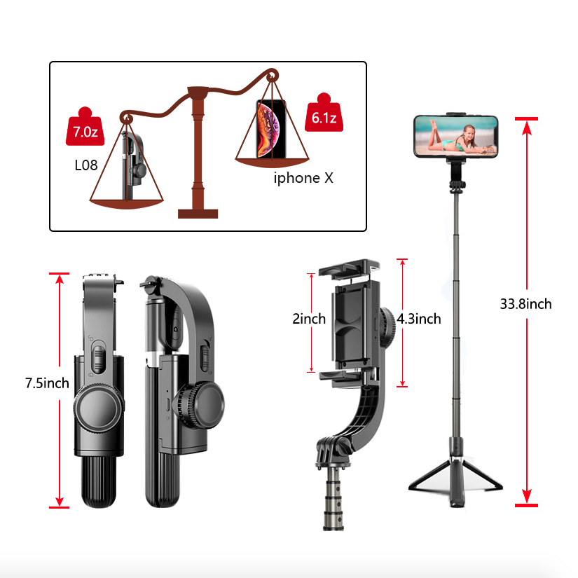 Selfie Stick Tripod Stabilizer – Perfect Gift for Content Creators