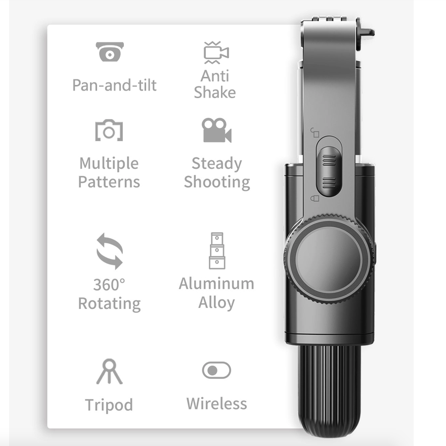Selfie Stick Tripod Stabilizer – Perfect Gift for Content Creators