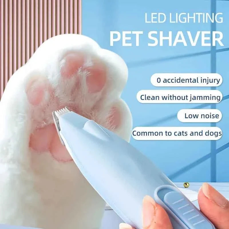 Quiet Electric Dog Paw Trimmer – Paw Hair Grooming Clipper